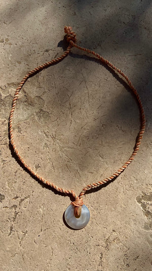 Open image in slideshow, Wish cord necklace
